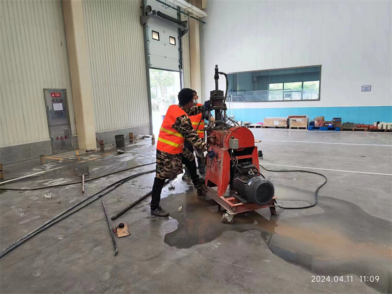 日喀则厂房地面下沉塌陷注浆加固施工